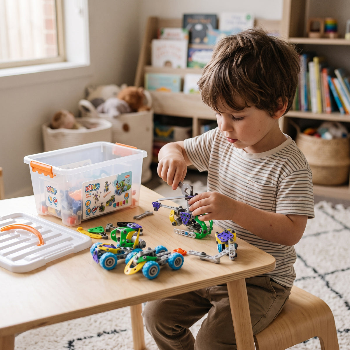 109 Piece Kids STEM Building Set