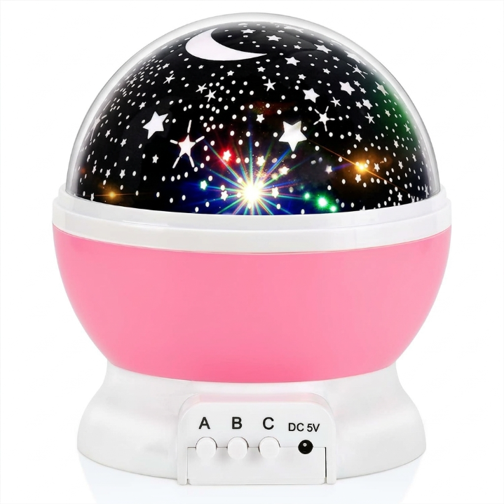 360° Rotating Star Projector Night Light for Kids