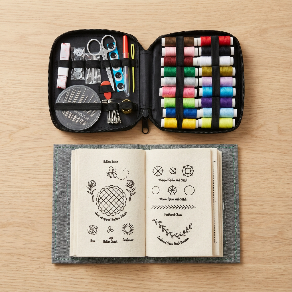 Embroidery Stitch Book for Mums and Kids