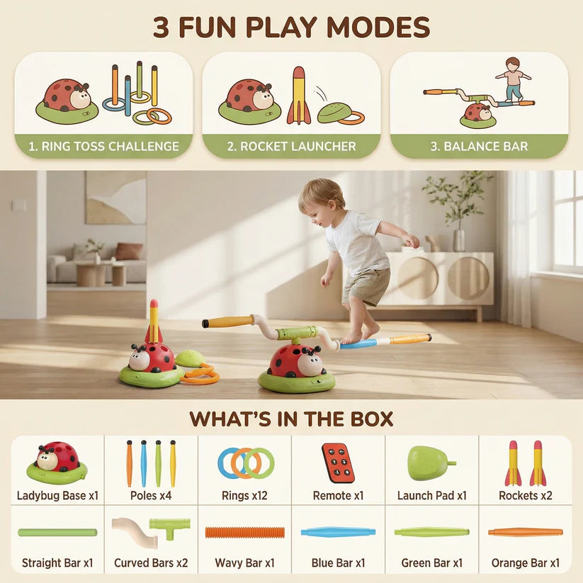 3 in 1 Active Play Game for Kids