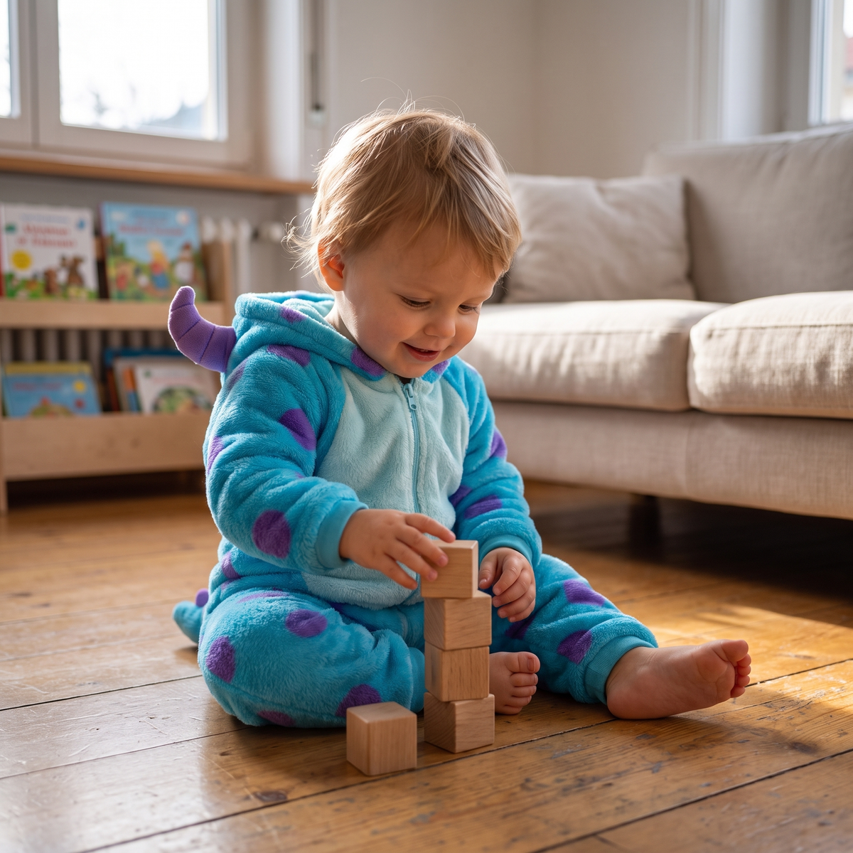 Cozy Fluffy Monster Costume for Babies & Toddlers