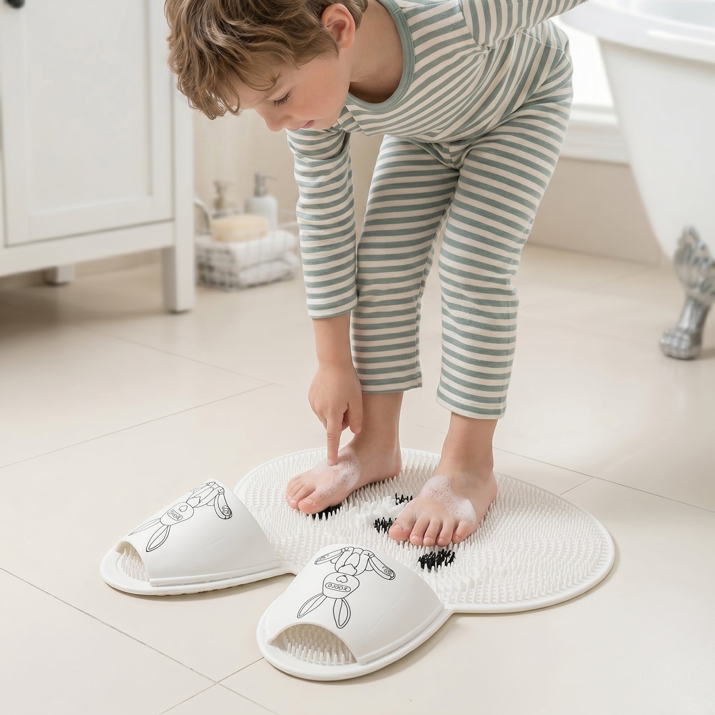 Silicone Foot Scrubber Mat