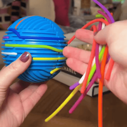 3D Sensory Activity Ball with 24 Colourful Strings