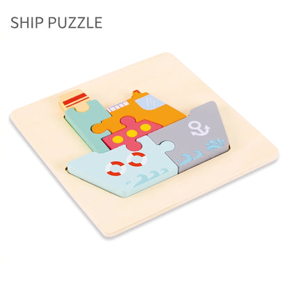 Wooden Chunky Animal Puzzle
