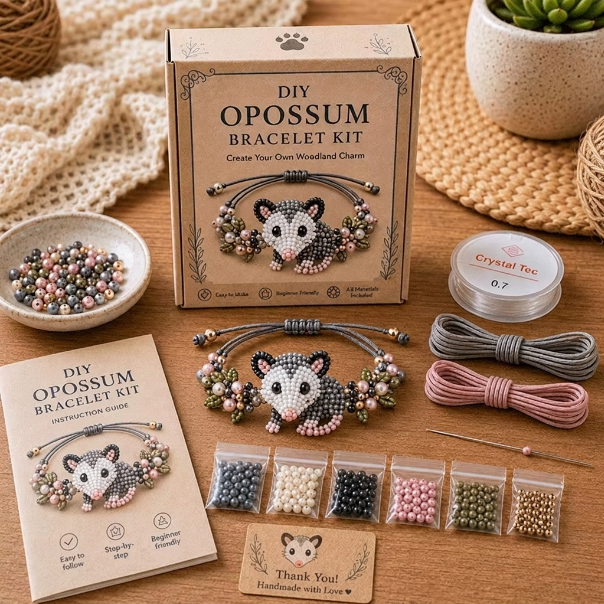 DIY Animal Beaded Bracelet Making Kit