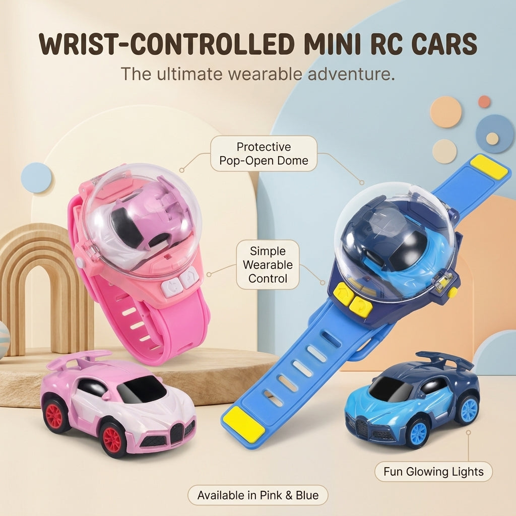 Watch Remote Control Mini Racing Car for Kids