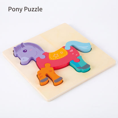 Wooden Chunky Animal Puzzle