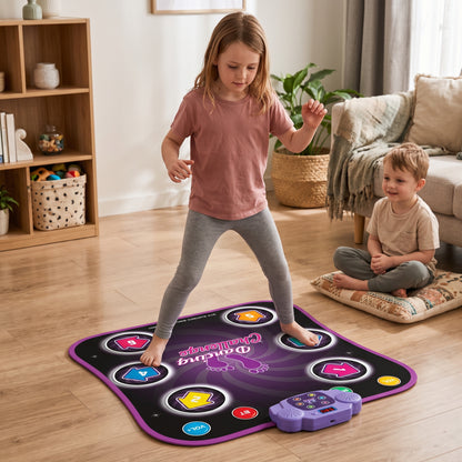 Kids’ Light-Up Bluetooth Dance Mat with 5 Game Modes