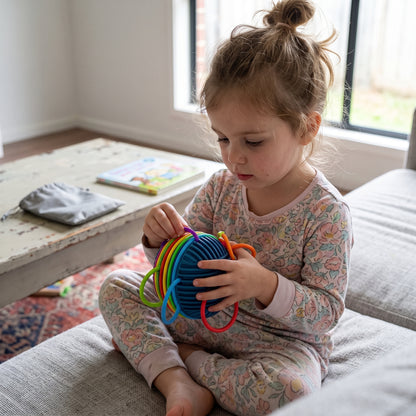 3D Sensory Activity Ball with 24 Colourful Strings