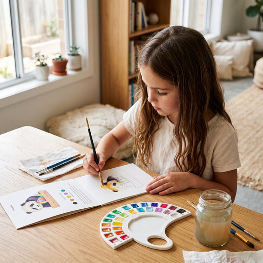 Kids 26 Colour Watercolour Painting Set