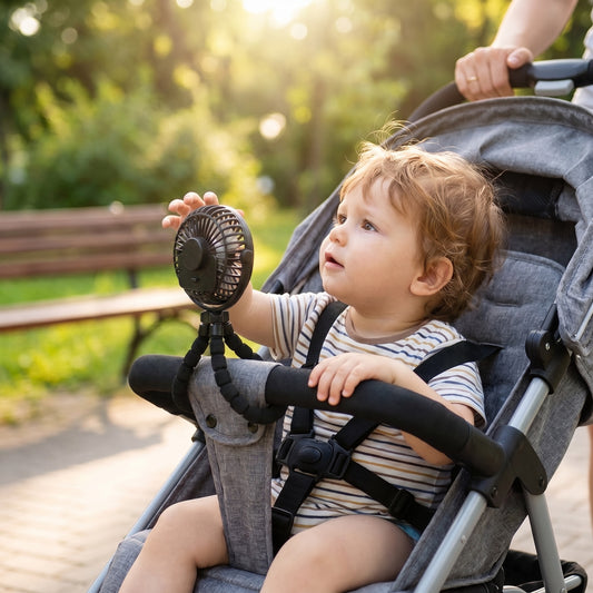 Rechargeable Flexible Stroller Fan