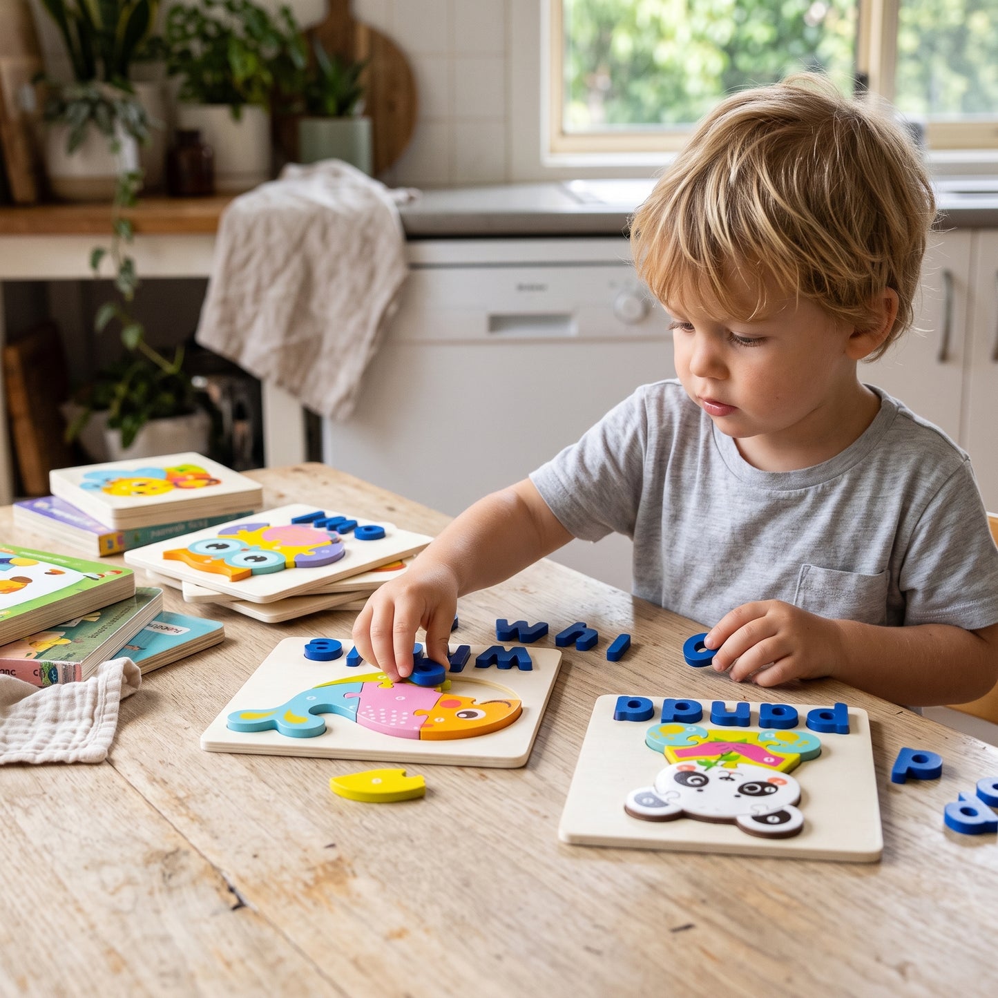 3D Animal Alphabet Puzzle for Kids