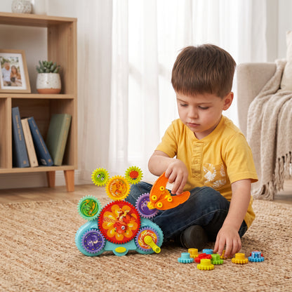 Electric Gear Building Blocks STEM Set