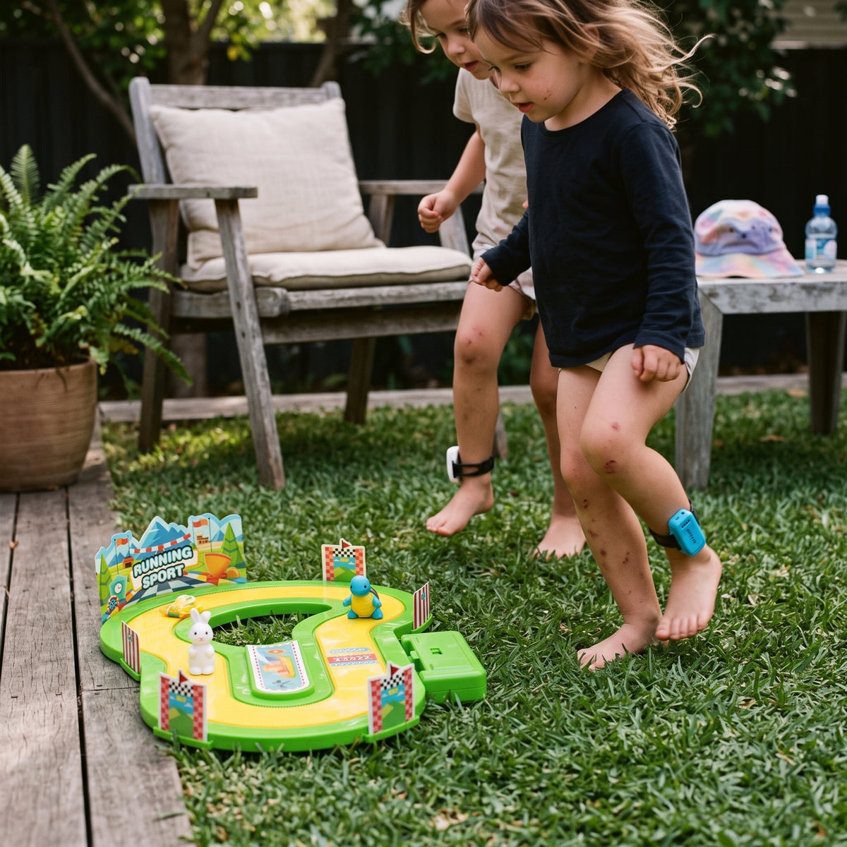 Motion-Sensing Racing Track Game for Kids