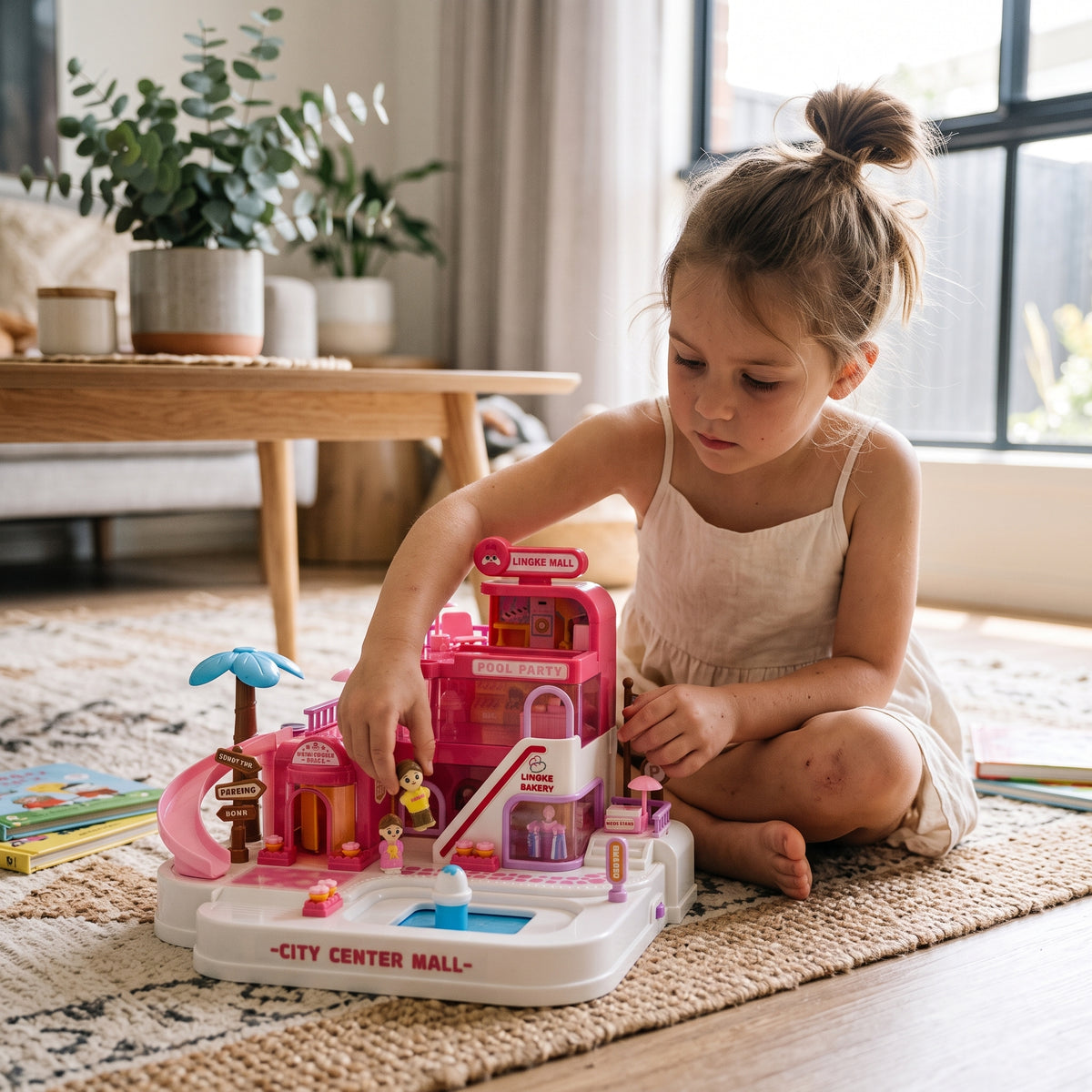 Mega Magnetic City Centre Mall Play Set for Kids