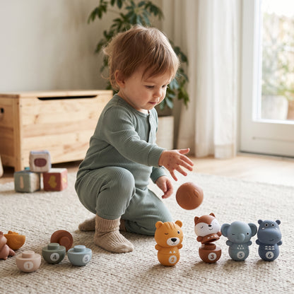 Koala Montessori Stacking & Teething Set