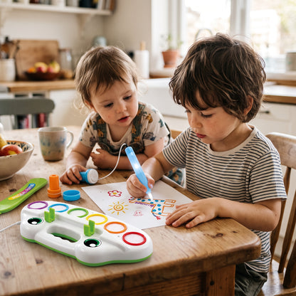 6 Colour Magic Drawing Tray & Painting Set for Kids