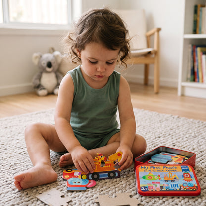 Kids 6 in 1 Wooden Puzzle Box