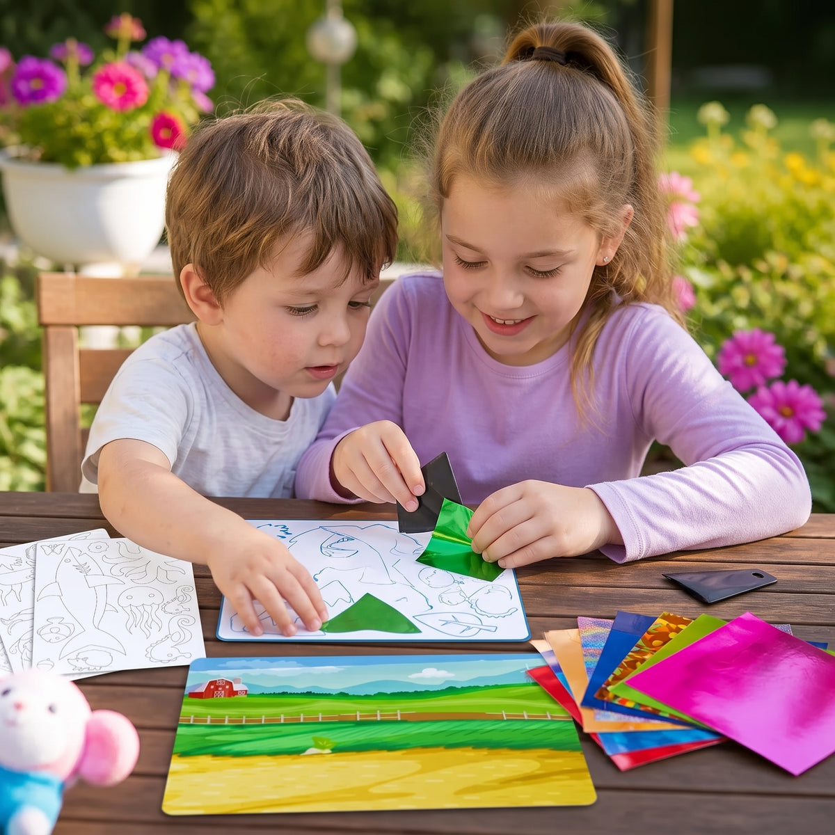 Kids DIY Foil Art Craft Kit