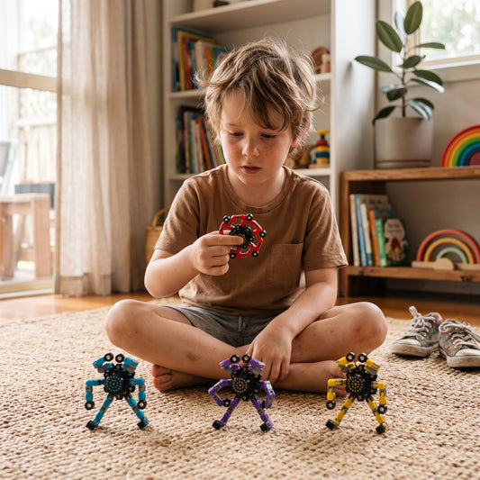 Transformable Fidget Spinner Toy for Kids