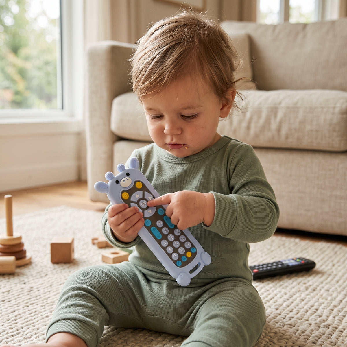 Baby Silicone Remote Control Toy