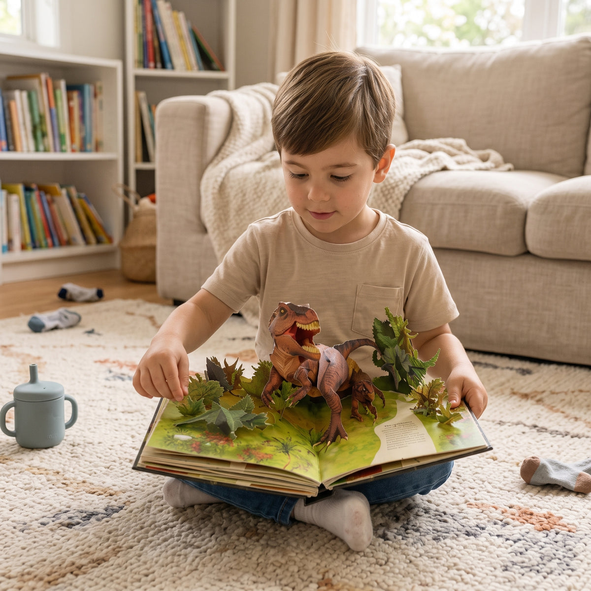 Interactive 3D Dinosaur Pop-Up Encyclopaedia