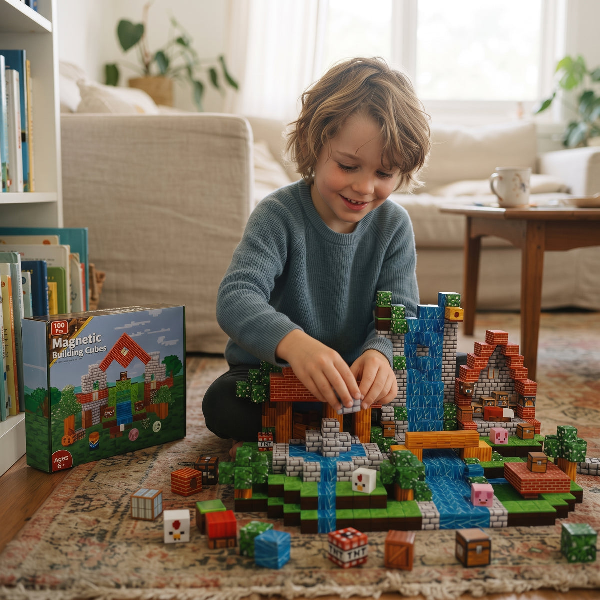Kids Magnetic Animal Home Building Blocks