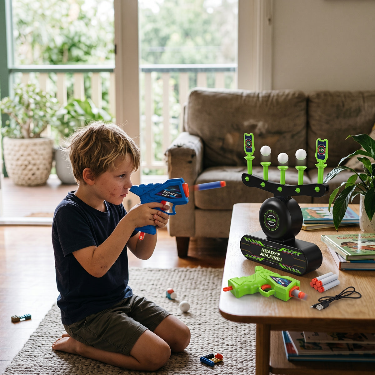 Floating Ball Target Shooting Game for Kids
