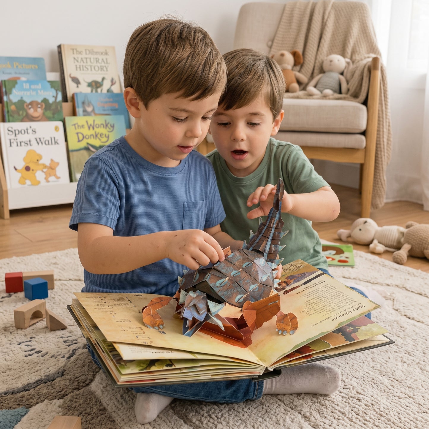 Interactive 3D Dinosaur Pop-Up Encyclopaedia