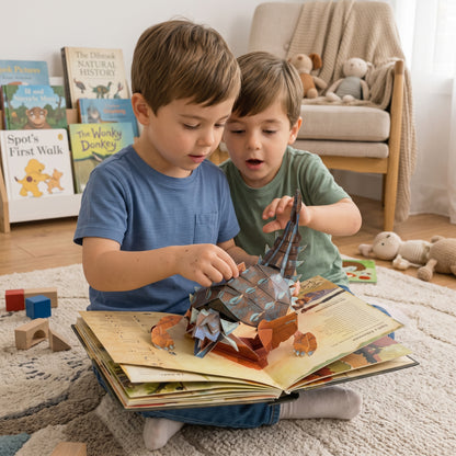 Interactive 3D Dinosaur Pop-Up Encyclopaedia