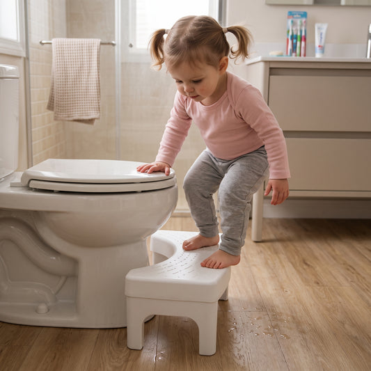 Toilet Foot Stool for Kids & Adults