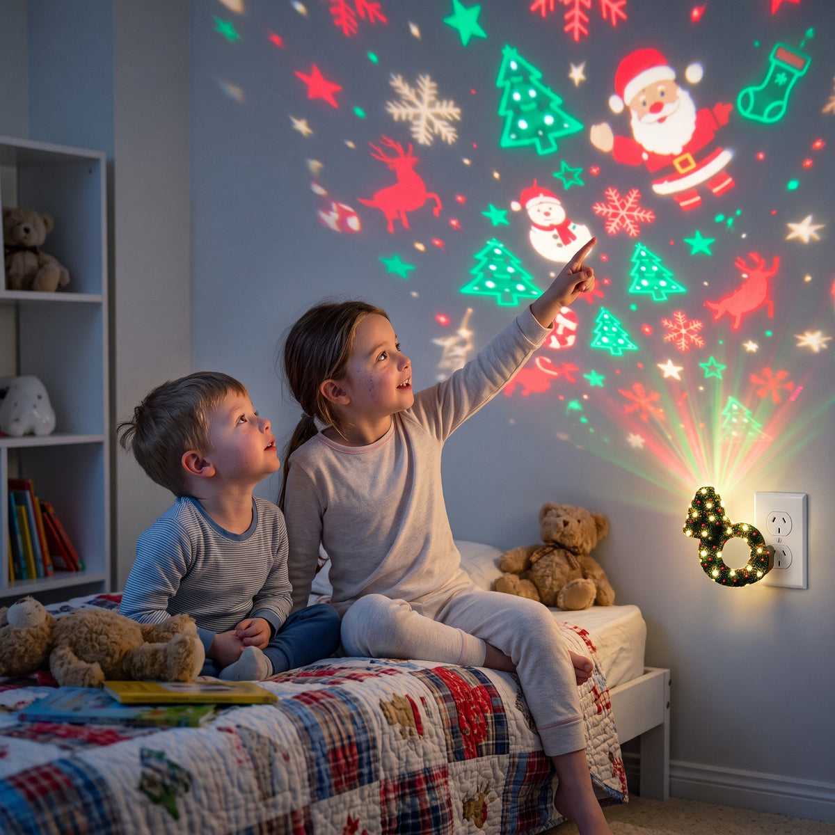 Christmas Projector Lamp for Kids