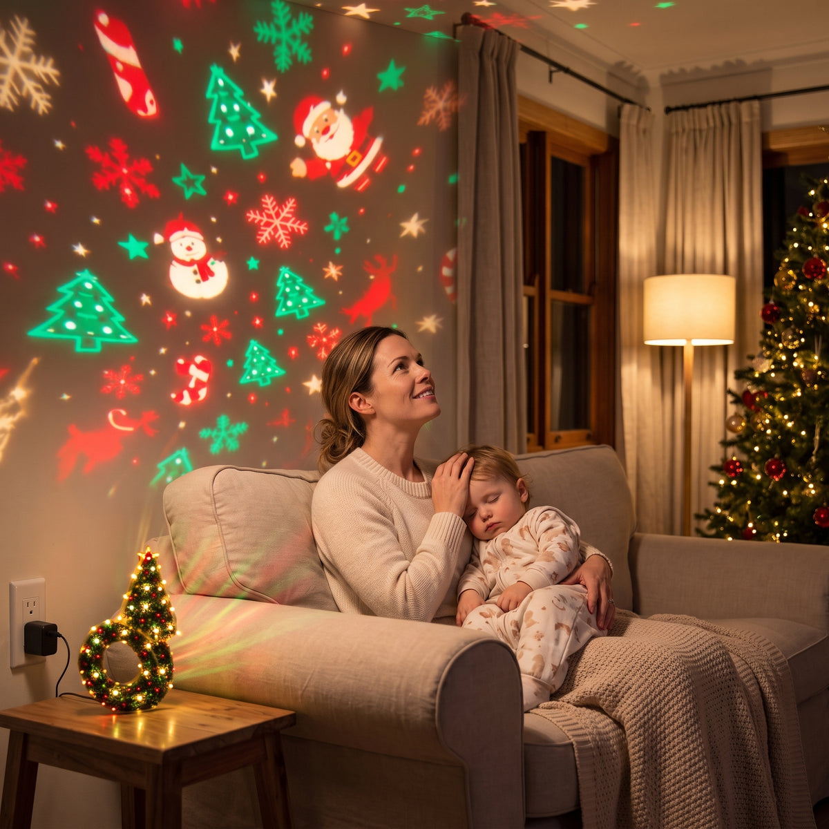 Christmas Projector Lamp for Kids