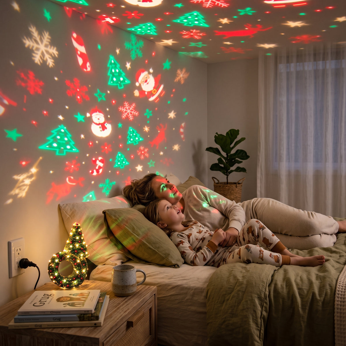 Christmas Projector Lamp for Kids