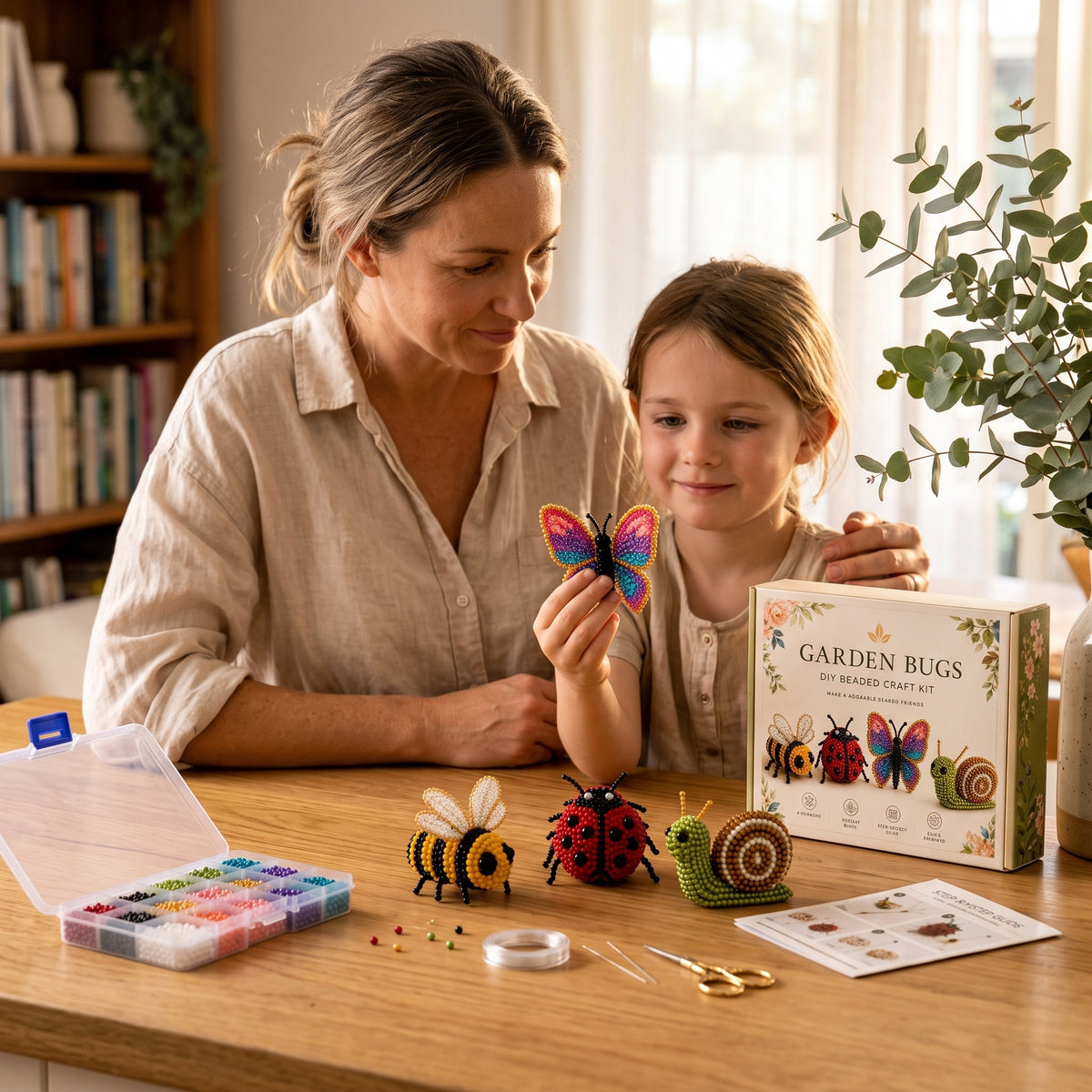 3D Beaded Animal DIY Craft Kit for Kids