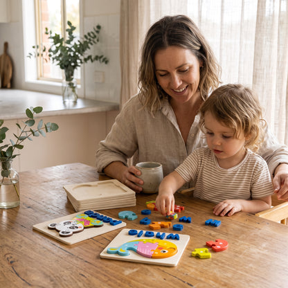 3D Animal Alphabet Puzzle for Kids