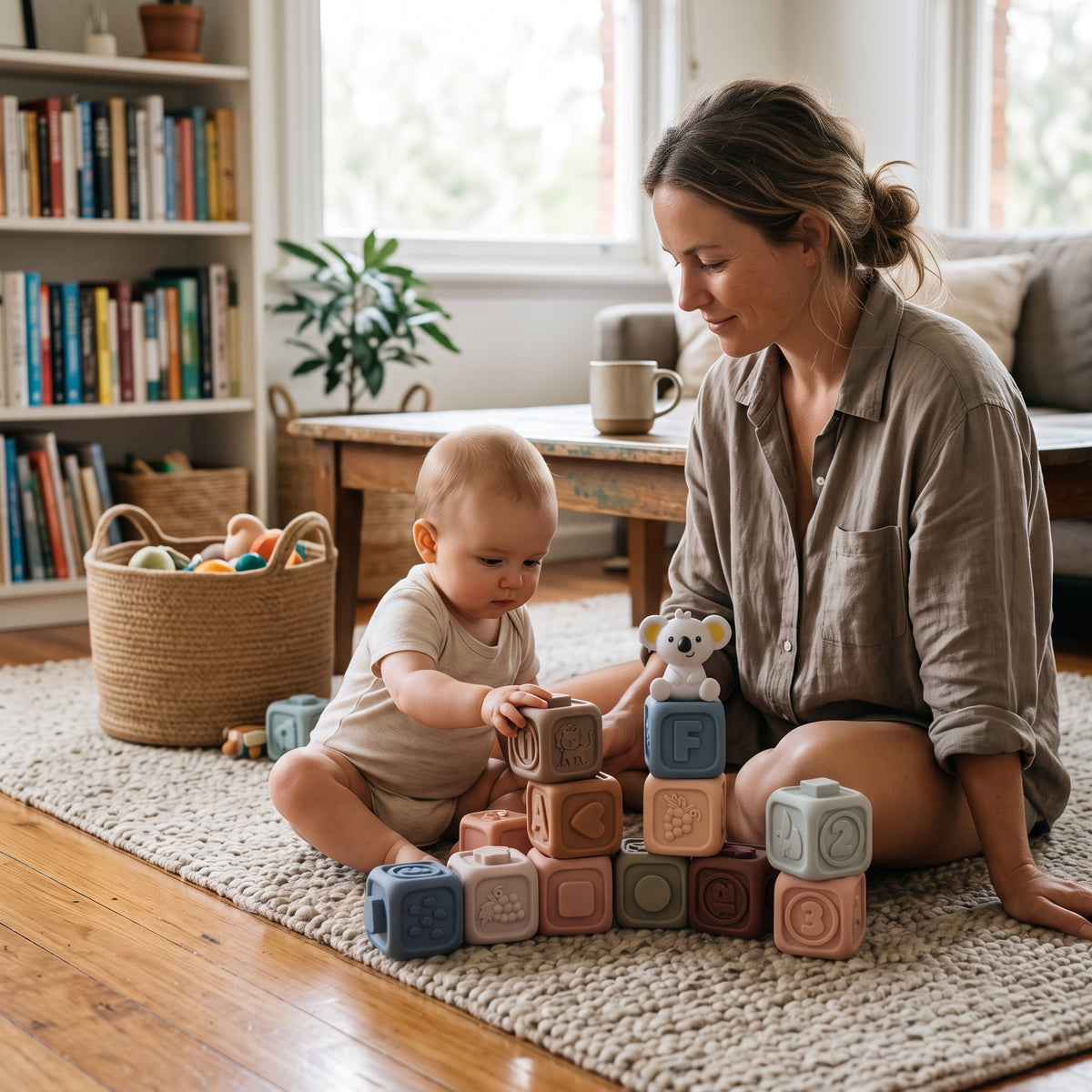 Koala Montessori Stacking & Teething Set