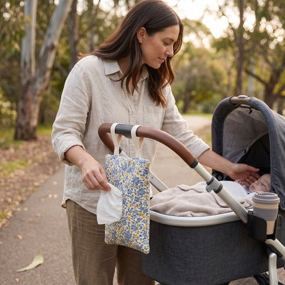 Hanging Baby Wipes Holder for Pram, Cot & Car
