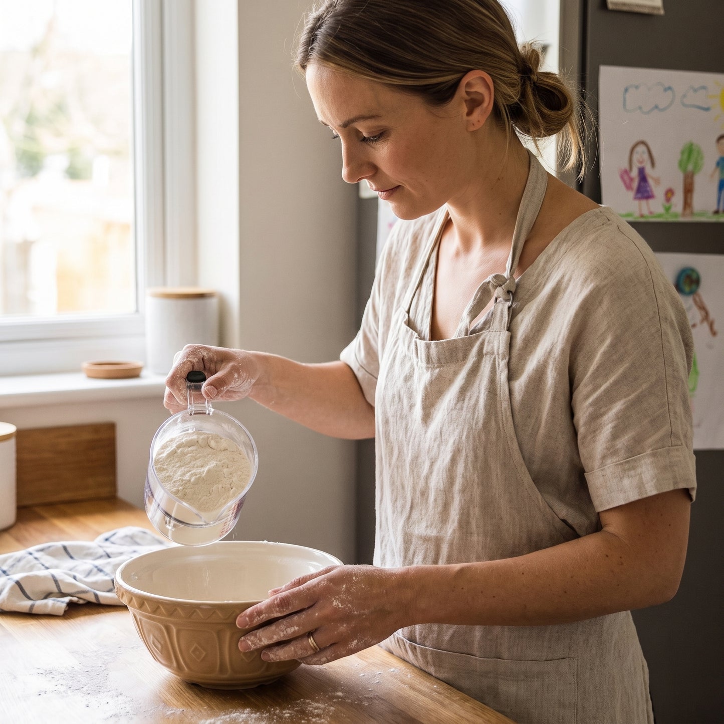 2-in-1 Adjustable Measuring Cup