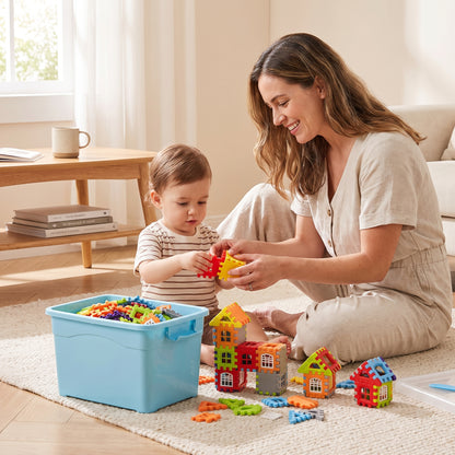 Creative Interlocking Building Blocks Set for Kids