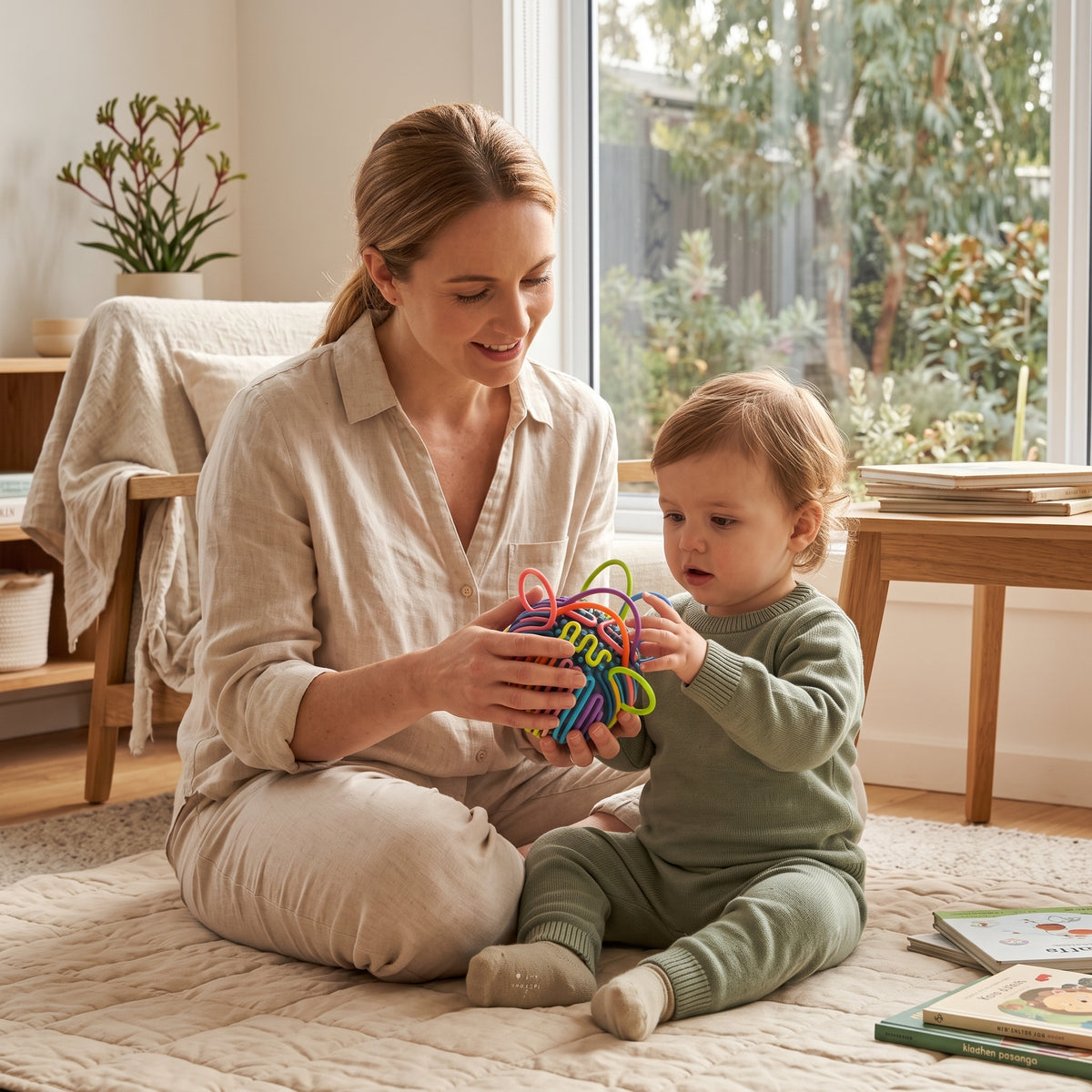 3D Sensory Activity Ball with 24 Colourful Strings