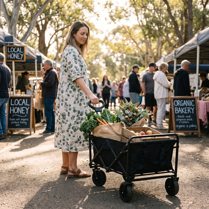 Foldable Outdoor Utility Wagon Cart