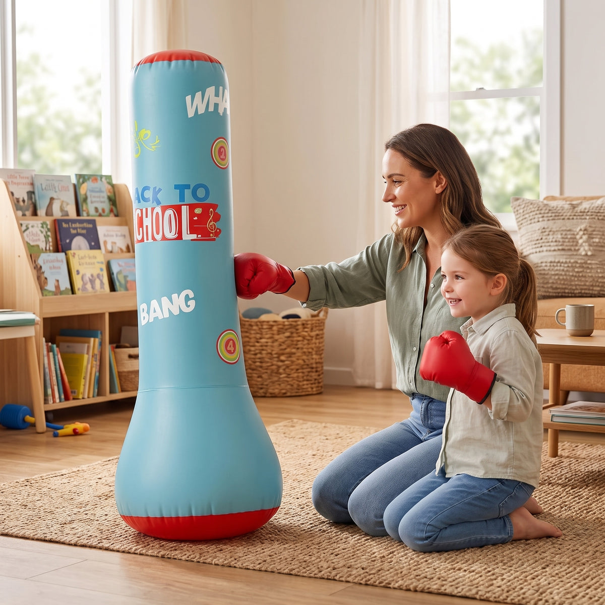 Inflatable Kids Boxing Bag with Water Base