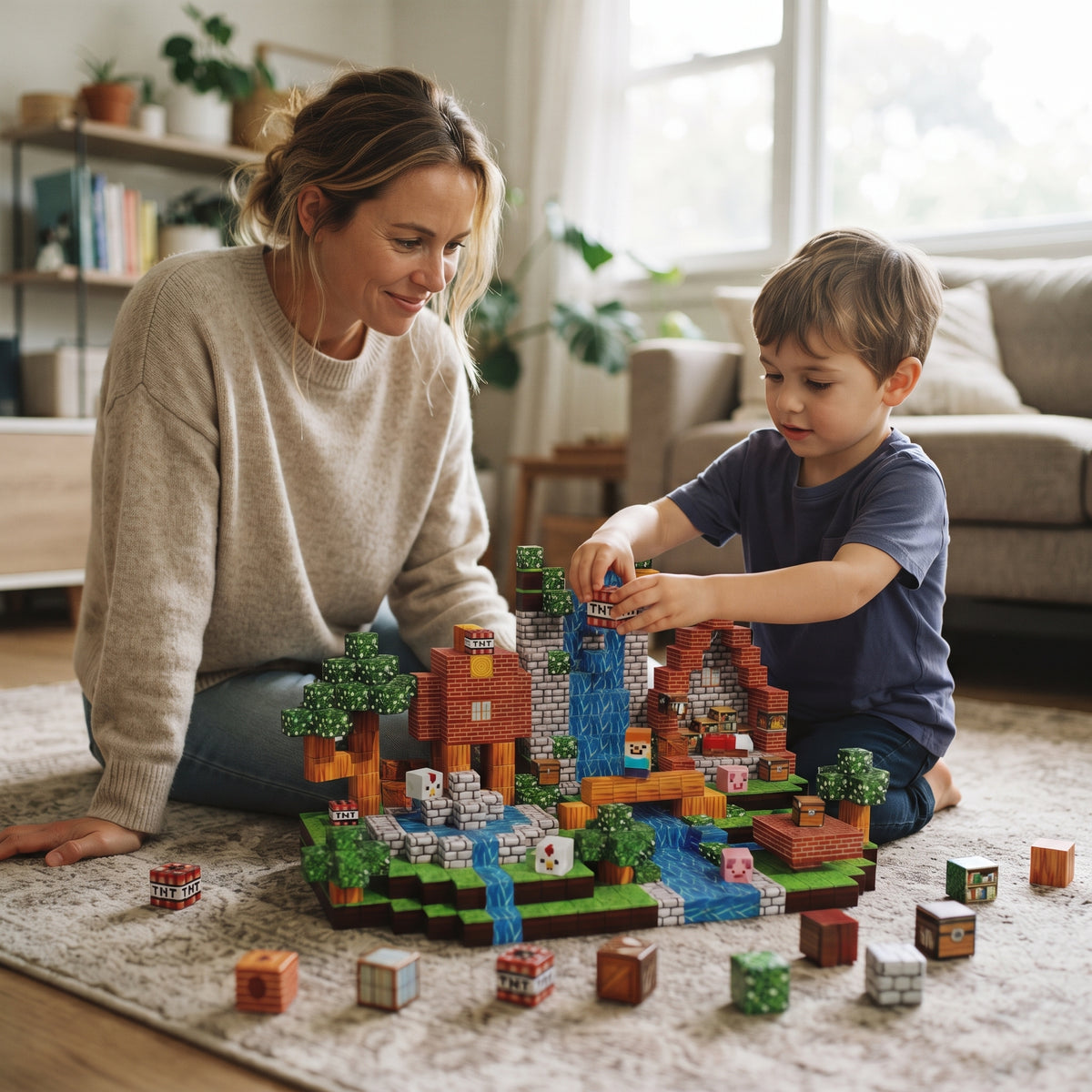 Kids Magnetic Animal Home Building Blocks