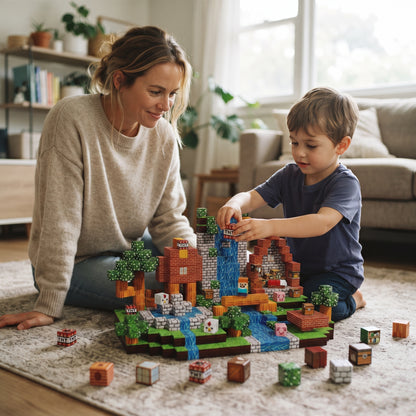 Kids Magnetic Animal Home Building Blocks