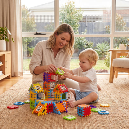 Creative Interlocking Building Blocks Set for Kids
