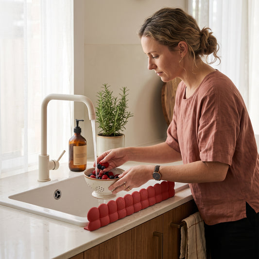 Silicone Sink Splash Guard & Water Barrier