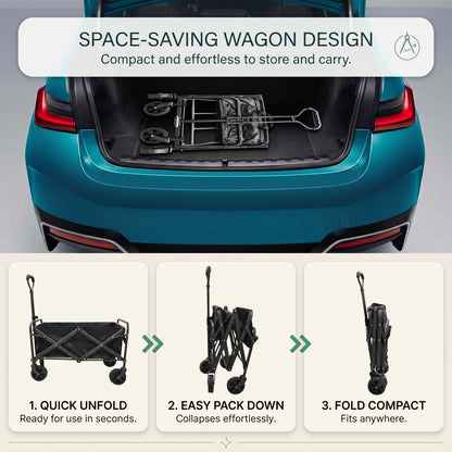 Foldable Outdoor Utility Wagon Cart