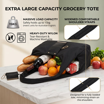 Foldable Keychain Shopping Tote Bag