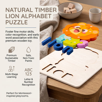 3D Animal Alphabet Puzzle for Kids
